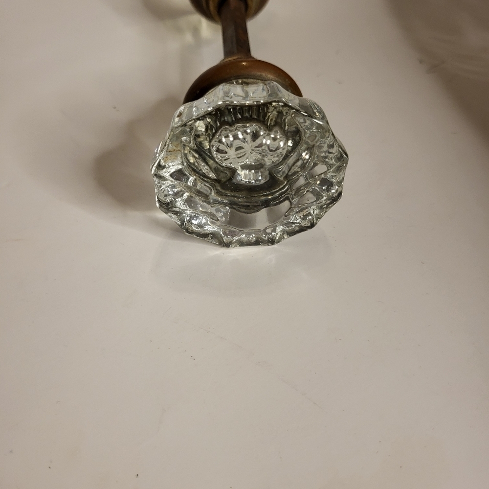 Vintage crystal door handle - Picture 2 of 7